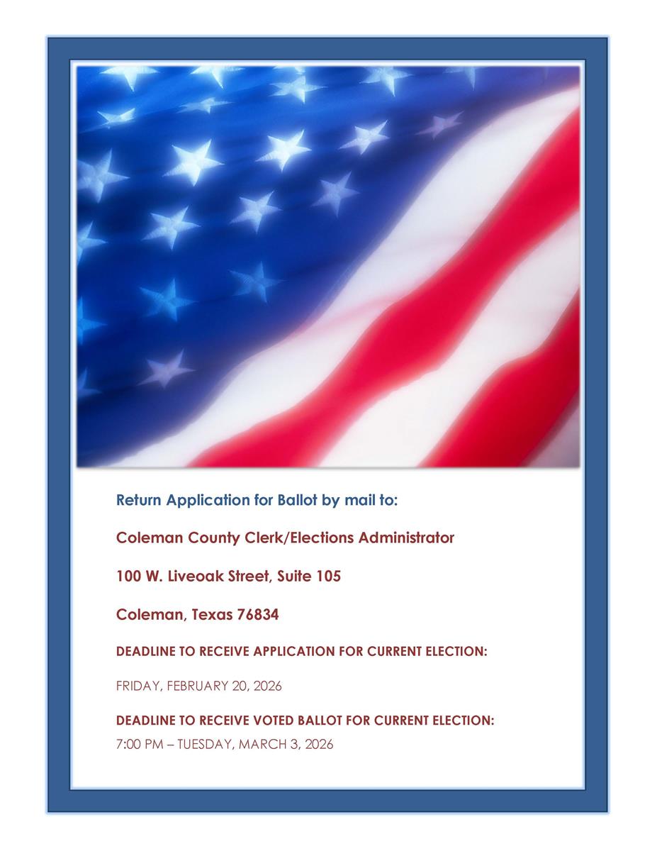 Return Application for Ballot by Mail